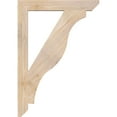thumbnail image 3 of Ekena Millwork 3 1/2"W x 28"D x 40"H Funston Slat Smooth Bracket, Douglas Fir, 3 of 4