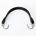 thumbnail image 3 of "Pack of 50 Tarp Straps, 9"" Long Natural Rubber Bungee Cord Tie-Downs Ideal for Securing Tarps, Canvases, Cargo in Cold Climates. Trailer Tiedowns w/ Metal S Hooks, by DC Cargo Mall.", 3 of 3