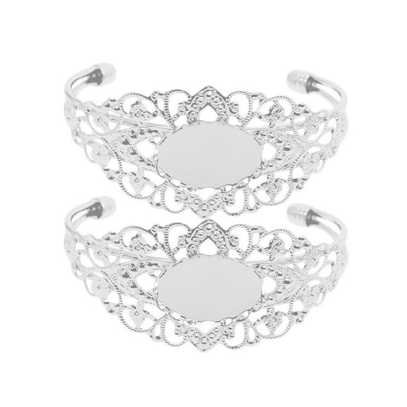 2x Ajustable Joyas Grande Joyas Regalos de Mujer para Niños Todos Los Días