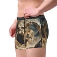thumbnail image 2 of Honeii Ancient Skull Cave Landscape Print Mens Boxer Briefs Breathable,Boxer Brief for Men, Moisture-Wicking Underwear-Large, 2 of 5