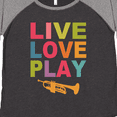 thumbnail image 4 of Inktastic Live Love Play The Trumpet Women's Plus Size T-Shirt, 4 of 5