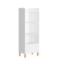 thumbnail image 6 of Sesslife 4-Tier Kids Bookshelf for Kids Room, Wooden Kids Toy Storage Organizer, Multi-functional Cute Nursery Book Shelves and Toy Storage with Display Stand for Boys Girls, White, 6 of 10