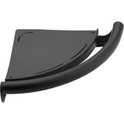 Delta BathSafety Contemporary Corner Shelf with Assist Bar in Matte Black
