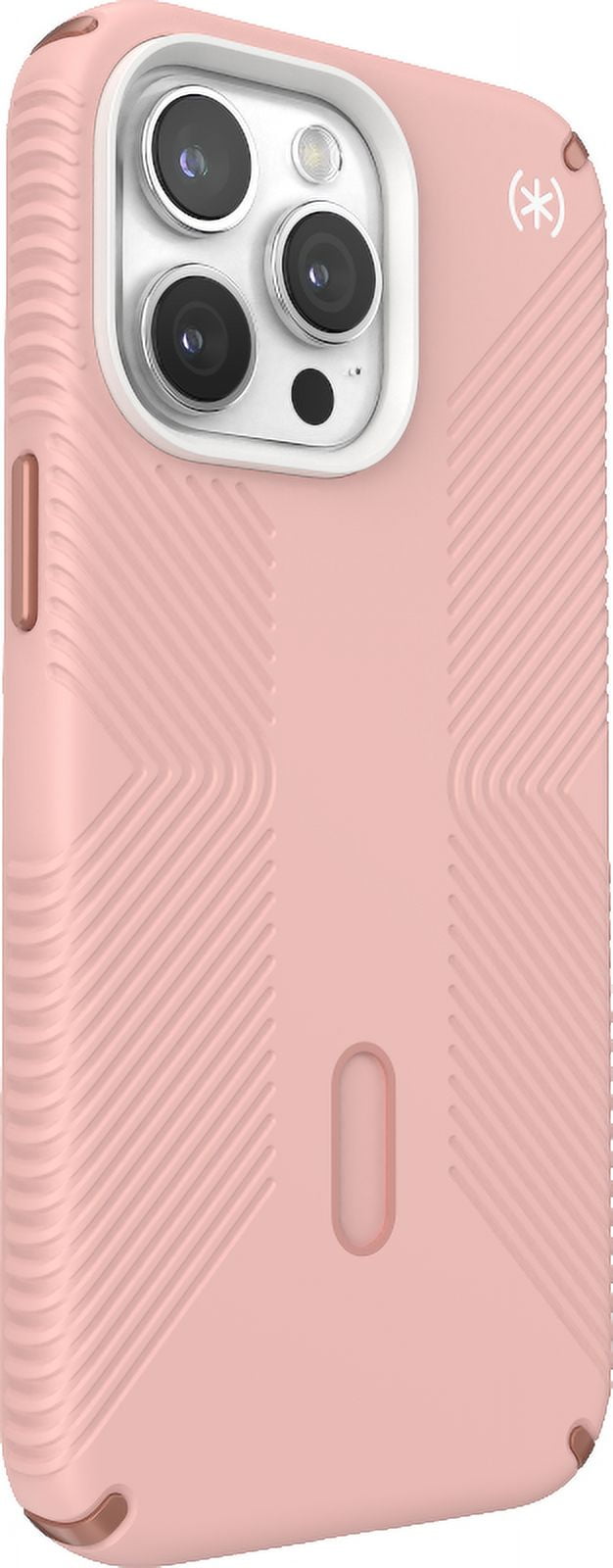 Speck iPhone 15 Pro Max Case-Presidio2 Grip-ClickLock-MagSafe-6.7 Inch Phone Case-Dahlia Pink/Rose Copper/White
