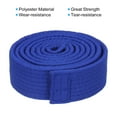 thumbnail image 3 of Uxcell Polyester Taekwondo Colored Ranking Belt For Practitioners Blue 1.57"x5.2', 3 of 5