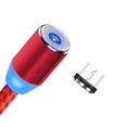thumbnail image 2 of Methold Cable Micro USB tipo C para Android, cargador de carga rápida de 1M, Cable USB, Cable de teléfono móvil Teléfono y Comunicación Rojo, 2 of 6