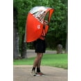 thumbnail image 6 of GOSHELTER Self Shelter Canopy, Hands Free Umbrella, Photographers, Outdoor Activities, Sporting Events, Rain or Sun Shade - Maximum Elbow Room, UV Resistance, Include Sling Pouch, Waterproof - Orange, 6 of 6