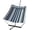 Dark Light Blue, variant on Senfot Iron T-Shaped Stand Hammock with Arc Tube Cover Cloth, Sturdy Comfortable Outdoor Hammock Coffee