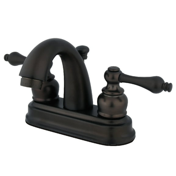 Kingston Brass FB5615AL 4 in. Centerset Bathroom Faucet, Oil Rubbed Bronze