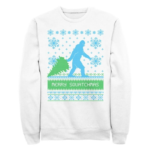 Men's Lost Gods Merry Christmas Big Foot Graphic T-Shirt