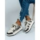 thumbnail image 3 of Women Letter Patch Decor Lace Up Casual Shoes, Sporty Skate Shoes For Outdoor, 3 of 4