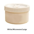 thumbnail image 2 of Office Portable Microwave Oven Thermal Insulation Lunch Box Traveling Detachable Food Storage Case Washable Container White Large, 2 of 9