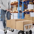 thumbnail image 2 of Qinaqin 2-in-1 Aluminum Convertible cm de Alturaand Truck Profundidadolly Collapsible Resistente Carro Móvil 770lbs/350kg Load 4 Ruedas & Sliding Frame para Oficina Anchoarehouse 118 x 50, 2 of 6