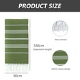 thumbnail image 2 of Turkish Beach Towel Oversized 90*180CM Cotton Sand Free Swim Towel Light Travel Towel - Military green, 2 of 5