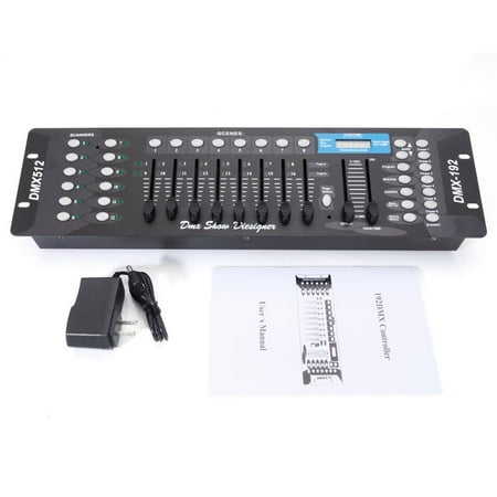 Ktaxon DMX 512 192 Channel Operator Console Controller for Stage DJ Party Lighting