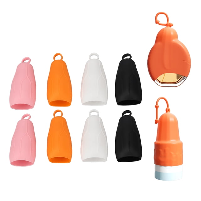 Fundas elásticas para botellas 8 fundas para botellas de viaje a prueba de fugas para viajar para botella de champú ANGGREK Otros