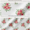 thumbnail image 2 of Soimoi White Cotton Cambric Fabric Flower Floral Fabric Prints By Yard 58 Inch Wide, 2 of 7