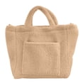 thumbnail image 1 of Bolso de hombro de felpa Bolso de mano grande Bolso de compras de piel sintética Bolso de citas MFZFUKR BST2000502-2, 1 of 5