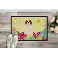 thumbnail image 2 of Carolines Treasures BB6035JMAT 24 x 36 in. Easter Eggs Saint Bernard Indoor or Outdoor Mat, 2 of 4