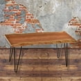 thumbnail image 2 of Bowery Hill Live Edge Coffee Table and Bench in Natural and Black, 2 of 4