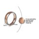 thumbnail image 4 of Alianzas de boda de acero inoxidable de 6 mm Anillo abovedado de 6 mm para hombres y mujeres Anillo de compromiso para él y para ella - 6 - Oro rosa - Código de producto 452 6 Oro rosa, 4 of 4
