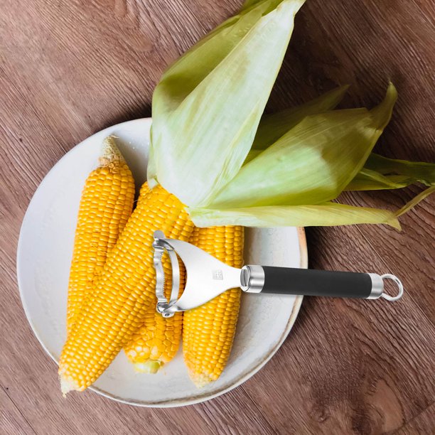 unbranded Pelador De De Acero Inoxidable Negro Para Cocina Herramienta Portátil Para Quitar Fácilmente