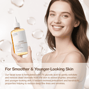 Glycolic Acid Toner Gently Exfoliating Reveals Smoother and Clearer Skin 240ml