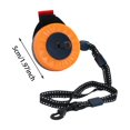 thumbnail image 3 of Wrist Worn Retractable Dog Leash, Hands Free Wrist Pet Walking Leash With Quick Lock Switch, Reflective Nylon Strap And Secure Hook For Outdoor Dog Walking And Training, 3 of 5