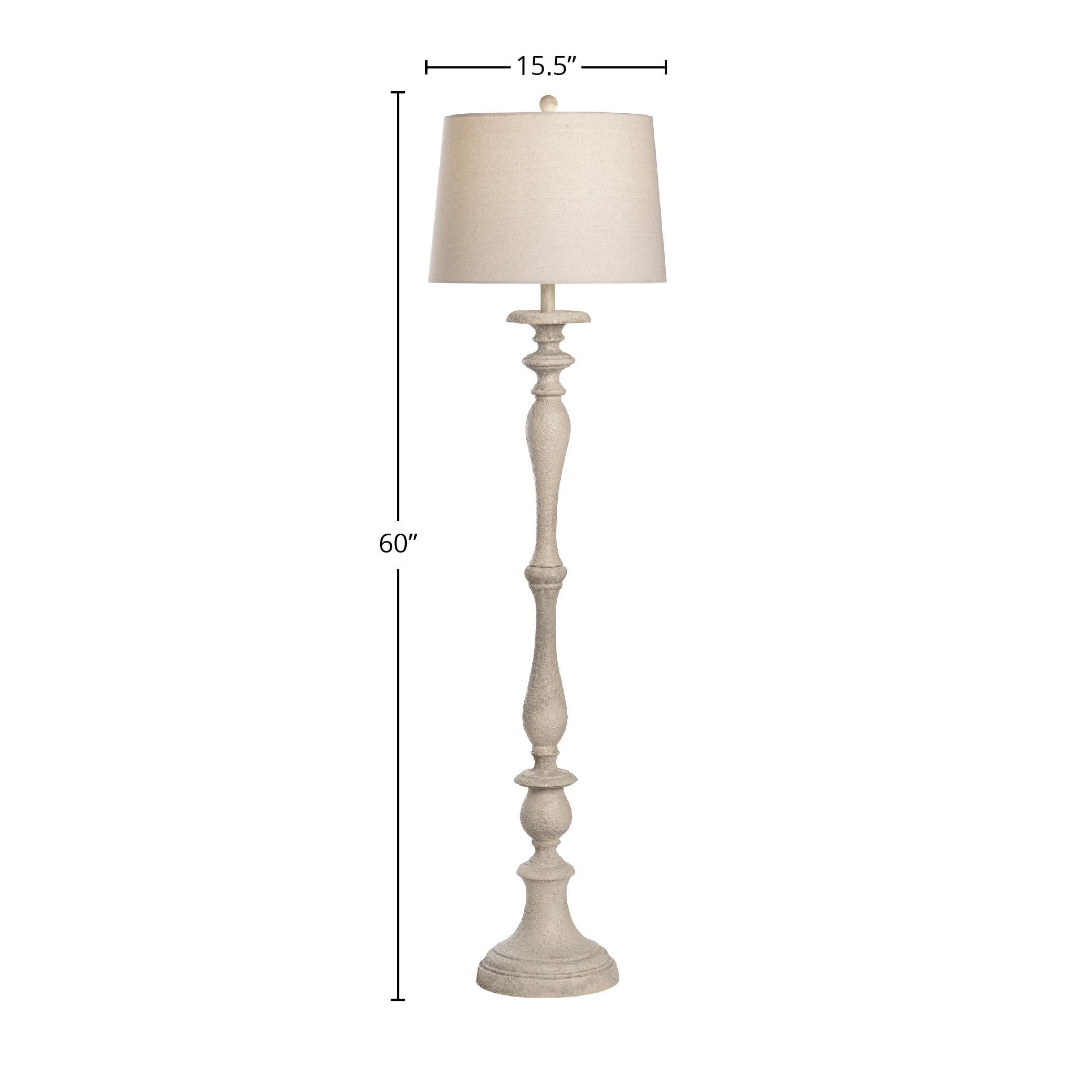 Lisburn 60" Floor Lamp, Cream