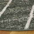 thumbnail image 3 of SAFAVIEH Adirondack Evonne Geometric Area Rug, Dark Green/Ivory, 6' x 6' Round, 3 of 7