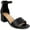 Black Smooth Wild, variant on Womens Noelle Faux Suede Ankle Strap Heel Sandals