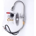 thumbnail image 3 of SkyGenius Pull Down Kitchen Faucet with Sprayer Single Handle Sink Faucet Brushed Nickel for Kitchen, 3 of 9