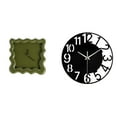thumbnail image 1 of Reloj De Pared Cuadrado Y Redondo, Silencioso Y Preciso, Adorno Para Baño, Granja, Aula, Cocina, Estudio, Hotel, Oficina, Hogar, Acrílico Decorativo, Fácil De Leer, Colgante, Regalo, 1 of 8