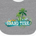 thumbnail image 4 of Inktastic Grand Turk Island Boys or Girls Baby Bib, 4 of 4