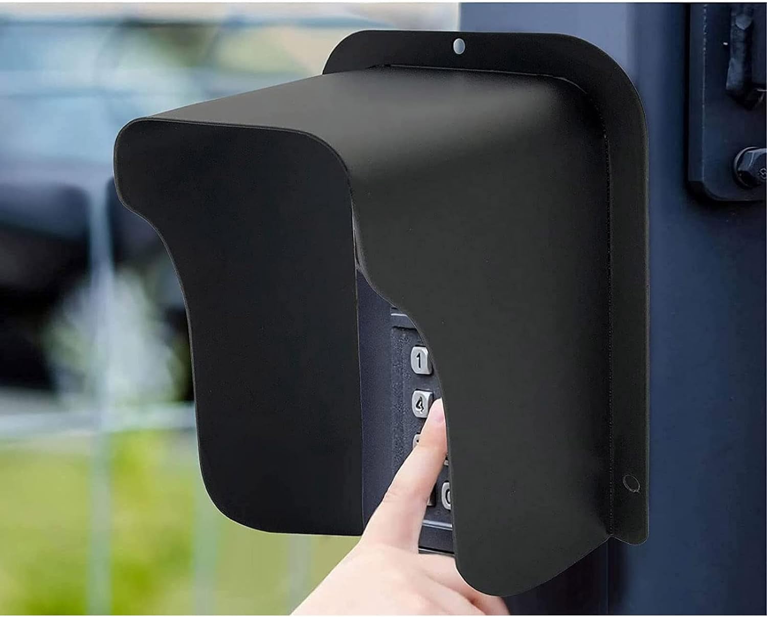 Doorbell Rain Cover, Ring Doorbell Anti-Glare Cover, Steel Doorbell Protector Cover, Compatible with Most Video Doorbell