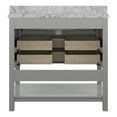 thumbnail image 3 of Design Element Affinity 37" Single Sink Bathroom Vanity in Grey, 3 of 10