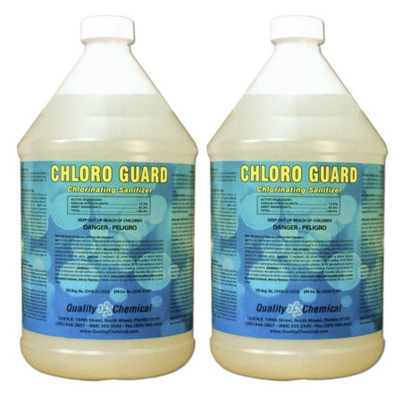 Chloro-Guard Sanitizer - 2 gallon case (Best Chlorine For Pool)