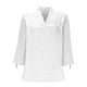 thumbnail image 5 of Tops de Manga Larga de las Mujeres Casual Color Sólido V Cuello Tres Cuartos de Manga Blusa Suave, 5 of 7