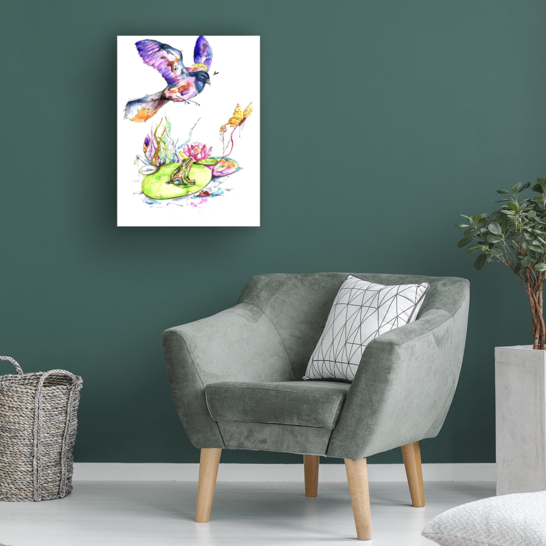 Trademark Fine Art Rikke Londager Boisen Thumbelina Canvas Wall Art