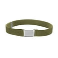 thumbnail image 4 of 1 Ensemble Ceinture Élastique Simple pour Enfants Garçons Boucle Ajustable Taille Extensible Réutilisable Lavable Jeans Accessoires de Vêtements Vert Clair, 4 of 8