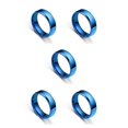 thumbnail image 2 of Anillo de banda Minnieouse unisex aniversario bodas joyería mano estética hombres mujeres regalos personalizados diarios Azul Taille 9, 2 of 6