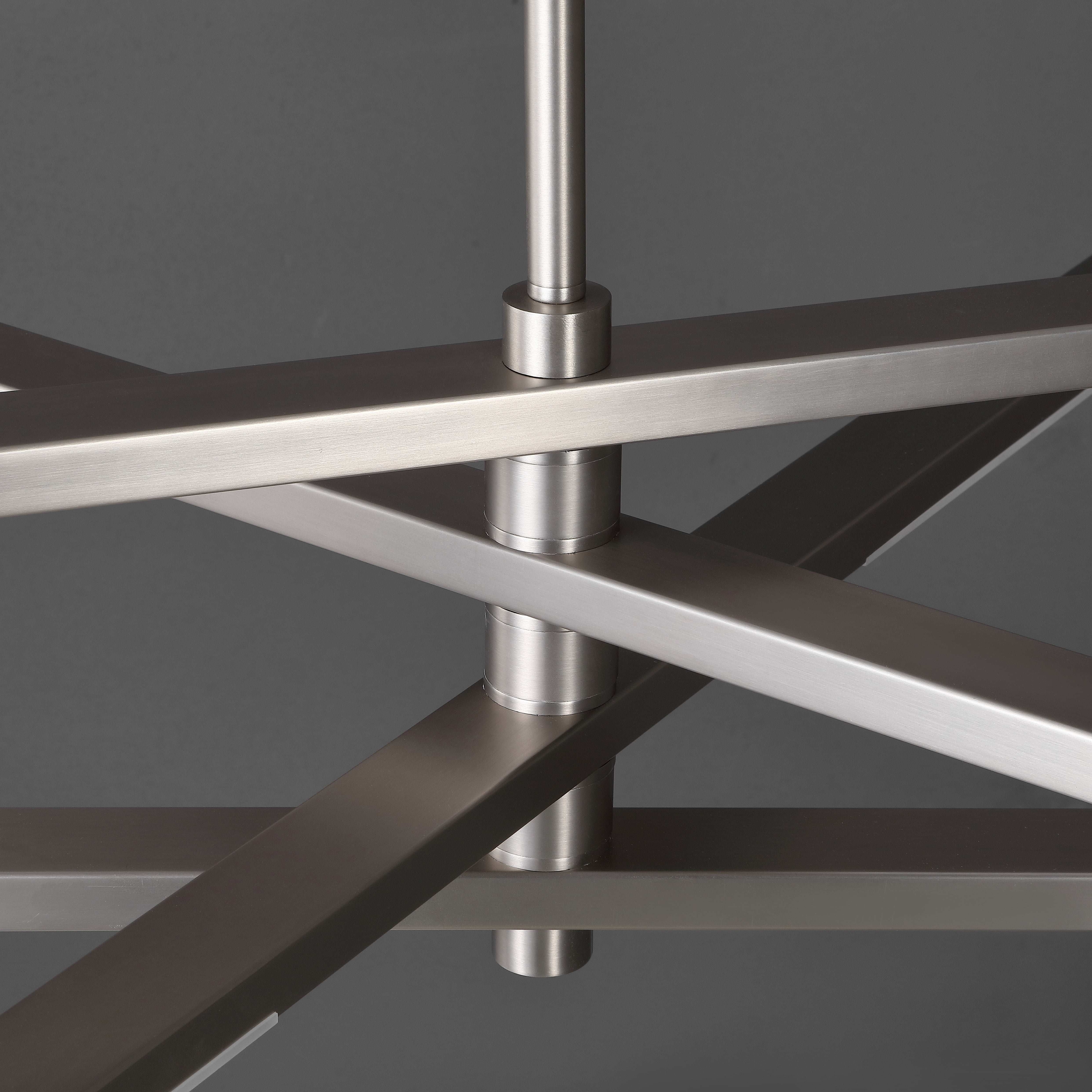 Safavieh Oswalt 8-Light Modern Nickel Chandelier