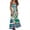 Green Flower Print, variant on IBTOM CASTLE Women's Summer Casual Dress Spaghetti Long Maxi Sundress Elegant Empire Waist Beach Trendy Weeding Guest Dress M Orange Floral Print