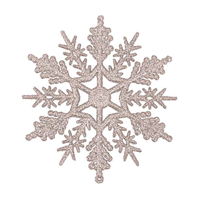 48 piezas Copo de nieve Decoración navideña Decoraciones para árboles de Navidad Lugar Programa Colgante Wmkox8yii gf6169