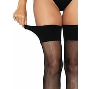 Leg Avenue Womens Fishnet Thigh High Stockings