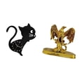 thumbnail image 4 of Reloj de pared,Reloj de pared con diseño de gato para guardería,sala de juegos y interior,Escultura,Estatua de resina,figura decorativa para el hogar.,Esculturas de animales coleccionables, 4 of 7