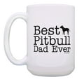 thumbnail image 2 of ThisWear Pitbull Mug Set Best Pitbull Dad Ever Dog Dad Coffee Mug 2 Pack 15oz Coffee Mugs, 2 of 4