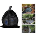 thumbnail image 5 of Bolsa de malla para bomba de estanque, bolsa de barrera con cordón, bolsas negras para piscina para biofiltros de estanque, filtración de acuario, 5 of 5