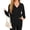Black, variant on TARAINYA Women Oversized Half Zip Sweatshirt Casual Quarter Zip Pullover with Pocket
