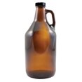thumbnail image 2 of Strange Brew's 1/2 Gallon Amber Growlers (Case of 6) with Polyseal Caps, 2 of 3